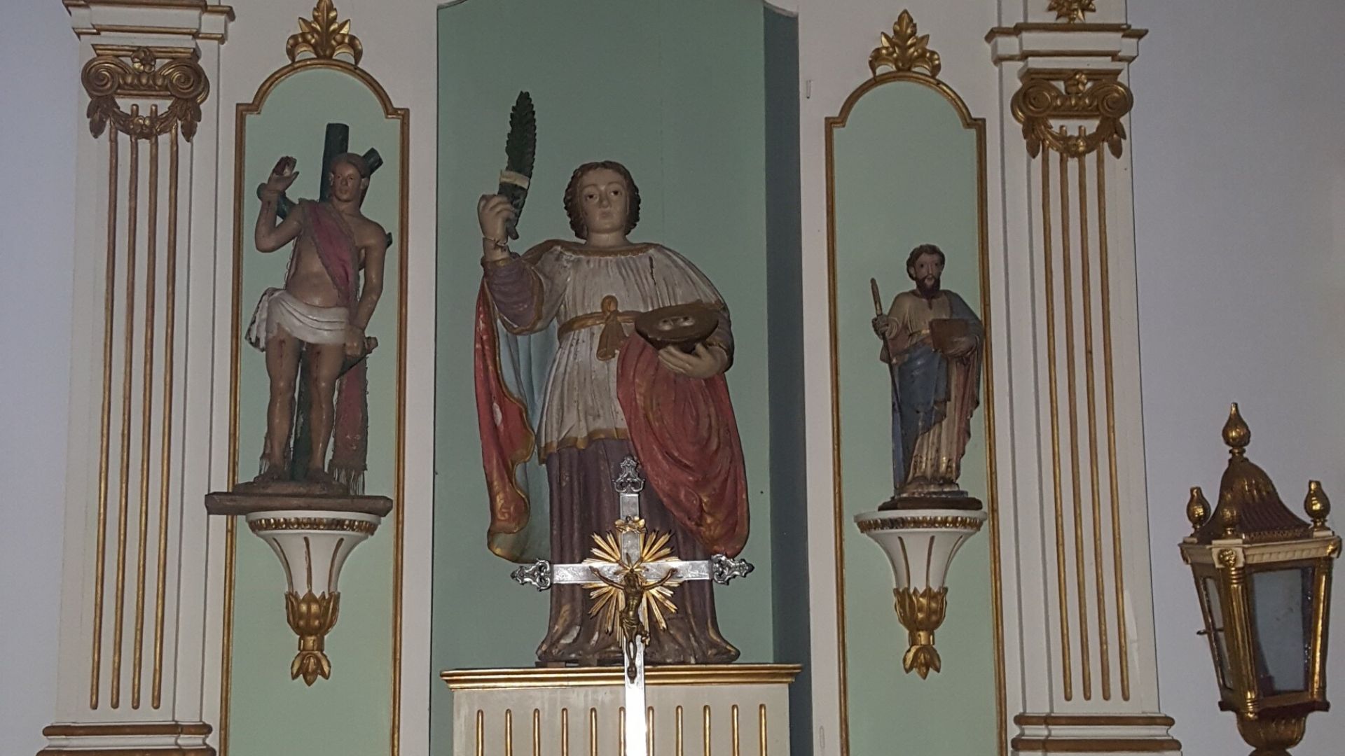 Um Pormenor do Altar de Santa Luzia