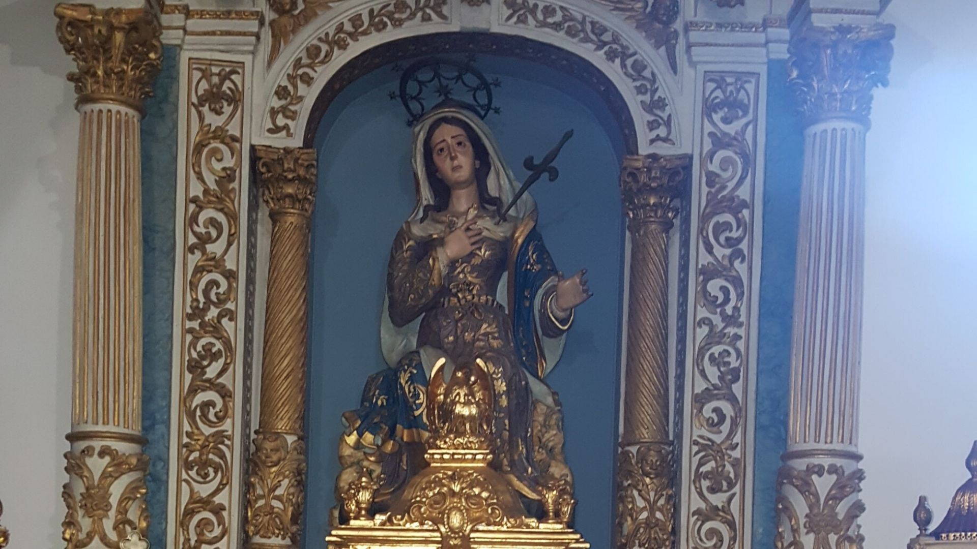 Um Pormenor do Altar de Nossa Senhora das Dores